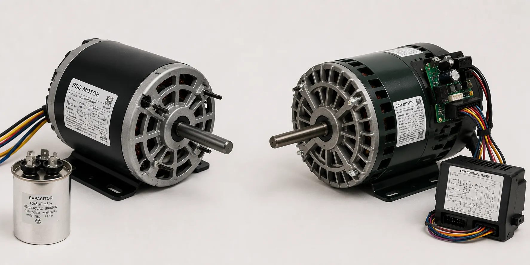PSC Motors vs. ECM Motors: A Technician’s Guide